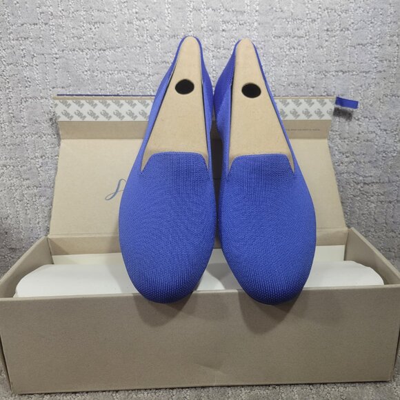 Rothy's The Loafer Cornflower Blue Slip On Round Toe Shoes Womens Size US 9,10 - Picture 1 of 10